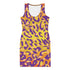 Ombre Leopard Bodycon Dress in Sunrise